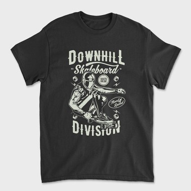 Tricou Barbati (Unisex), Downhill Skateboard Division