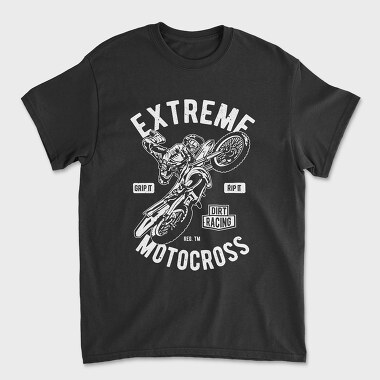 Tricou Barbati (Unisex), Extreme Motocross