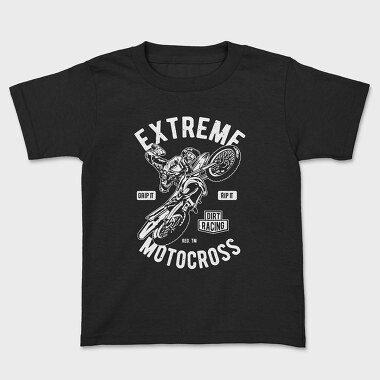 Tricou Copii, Extreme Motocross