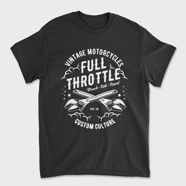 Tricou Barbati (Unisex), Full Throttle