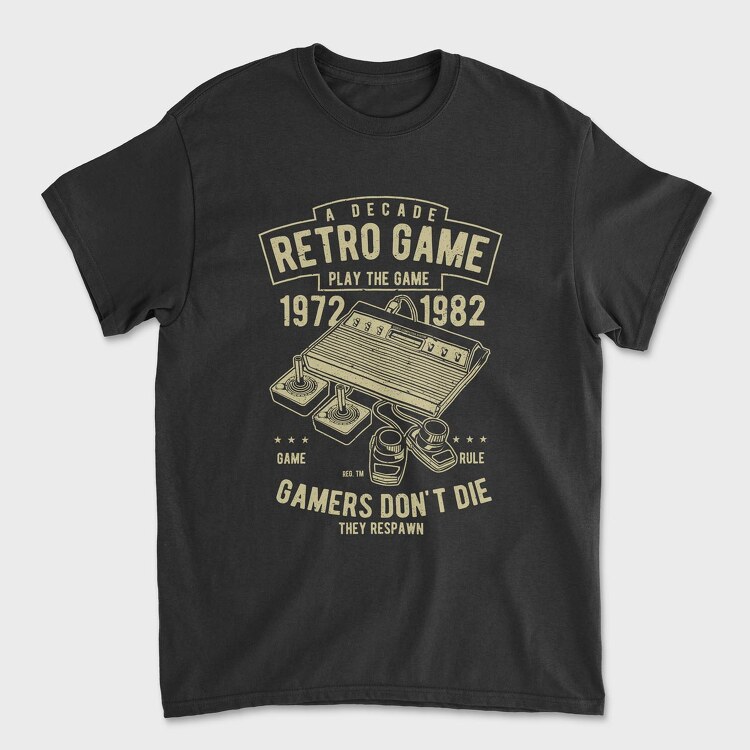 Retro Game, Tricou Barbati (Unisex)