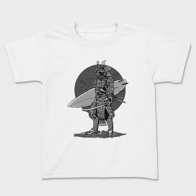 Tricou Copii, Surfer Samurai