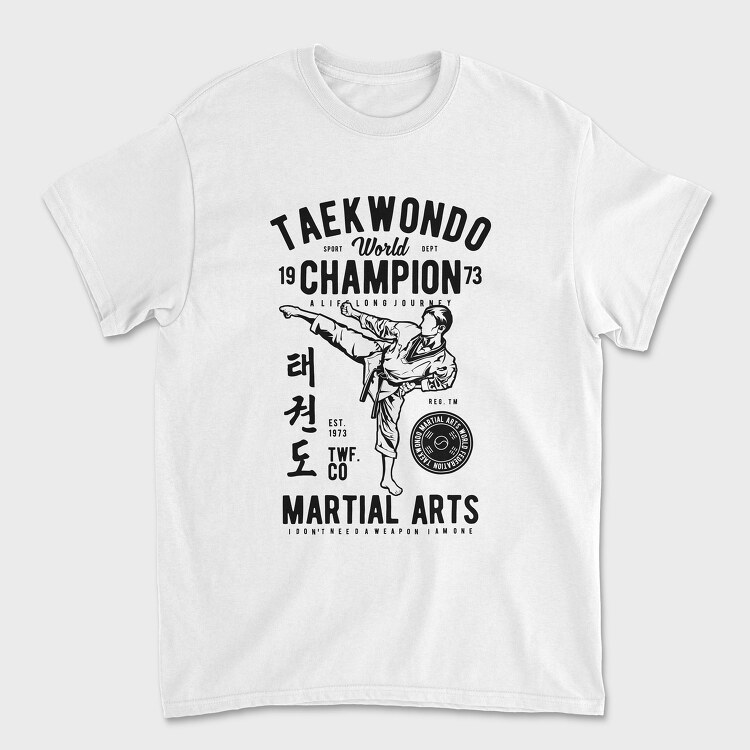 Tricou Barbati (Unisex), Taekwondo World