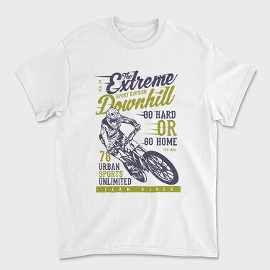 The Extreme Downhill, Tricou Barbati (Unisex)