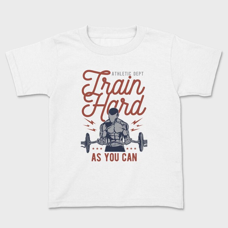 Tricou Copii, Train Hard