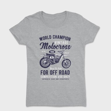 Vintage Motocross, Tricou Femei