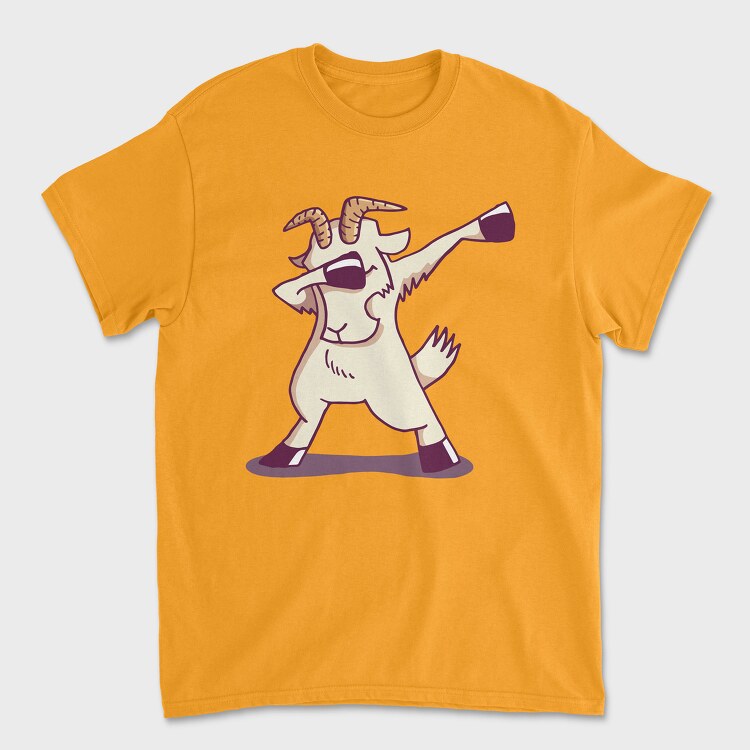 Dab Animal Comics Goat, Tricou Barbati (Unisex)