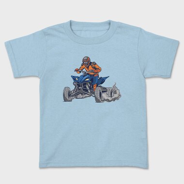 Quad Bike Illustration, Tricou Copii