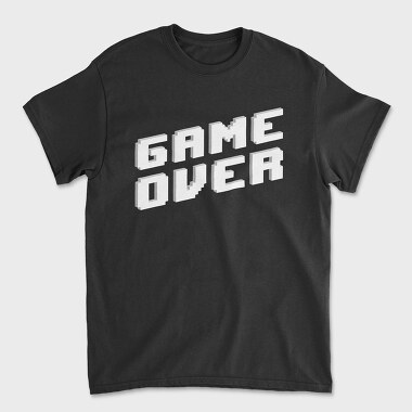 Retro Game Over, Tricou Barbati (Unisex)