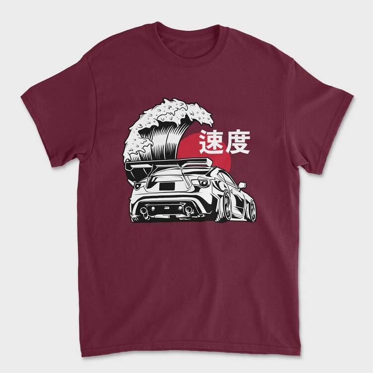 Wave Car, Tricou Barbati (Unisex)