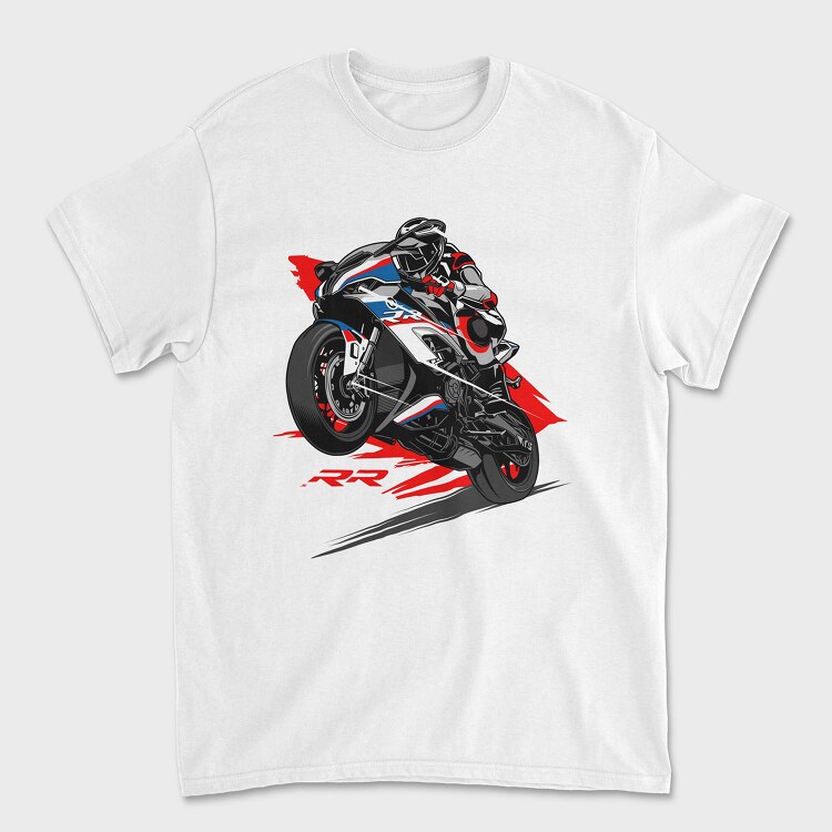 BMW S1000RR Wheelie, Tricou Barbati (Unisex)