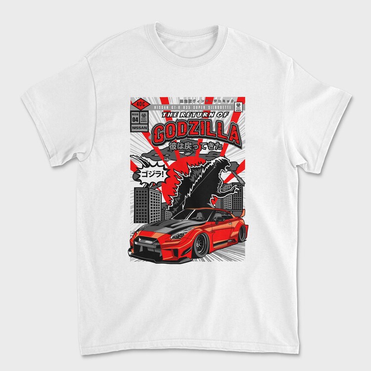 Godzilla R35, Tricou Barbati (Unisex)