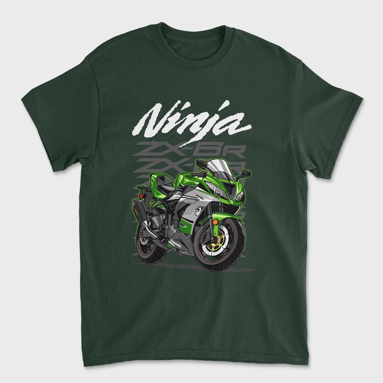 Kawazaki ZX6R, Tricou Barbati (Unisex)