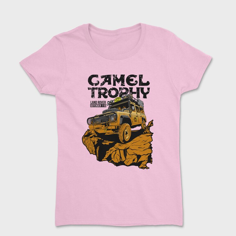 Tricou Femei, Land Rover Defender Camel