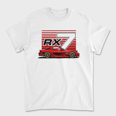 Red Rx7, Tricou Barbati (Unisex)