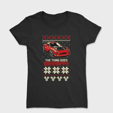 RX7 UGLY SWEATER, Tricou Femei