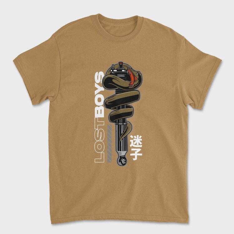 Snake Coilover, Tricou Barbati (Unisex)