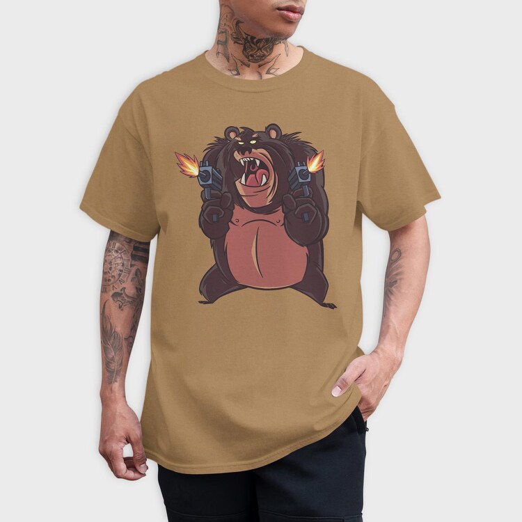 Bear Chuck, Tricou Barbati (Unisex)