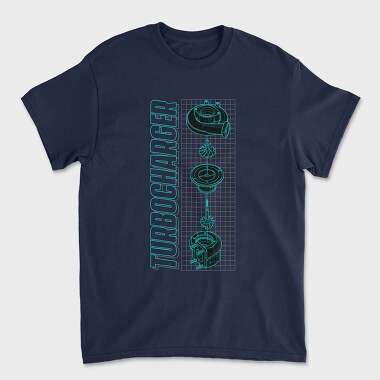 Turbocharger, Tricou Barbati (Unisex)