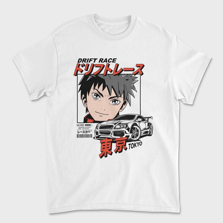 Drift Race, Tricou Barbati (Unisex)