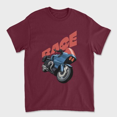 Anime Manga Style Motorcycle Rider, Tricou Barbati (Unisex)