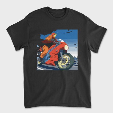 Anime Style Bike Rider, Tricou Barbati (Unisex)