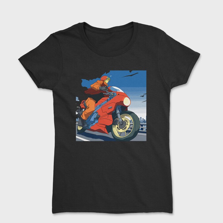 Anime Style Bike Rider, Tricou Femei