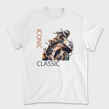 Racing Motorcycle Manga Style Iconic Classic, Tricou Barbati (Unisex)