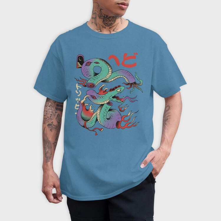 Psychedelic Japanese 06, Tricou Barbati (Unisex)