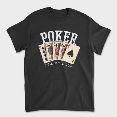 Poker, Tricou Barbati (Unisex)