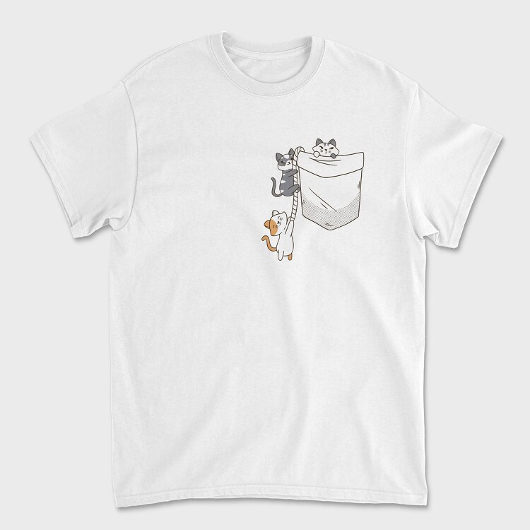 Cats Pocket, Tricou Barbati (Unisex)