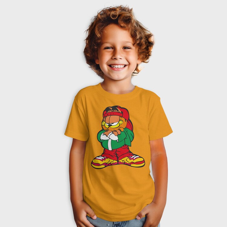 Cartoon Retro Garfield 2, Tricou Copii