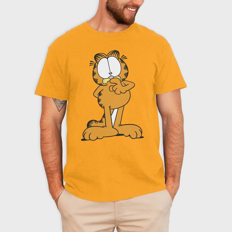 Cartoon Retro Garfield 5, Tricou Barbati (Unisex)