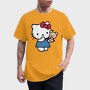 Cartoon Retro Hello Kitty 3, Tricou Barbati (Unisex)