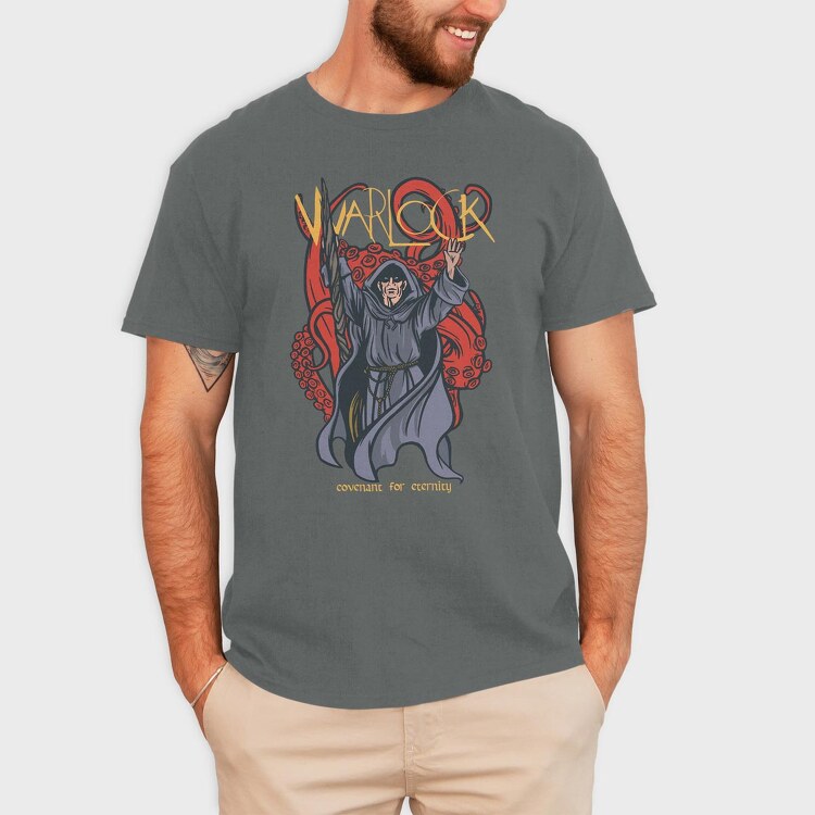 Warlock, Tricou Barbati (Unisex)