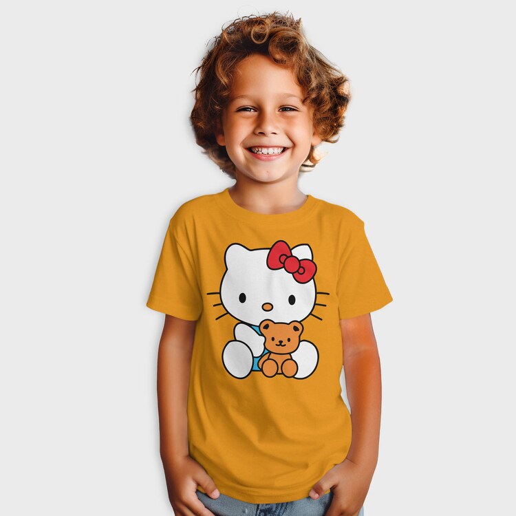 Cartoon Retro Hello Kitty 5, Tricou Copii