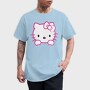 Cartoon Retro Hello Kitty 6, Tricou Barbati (Unisex)