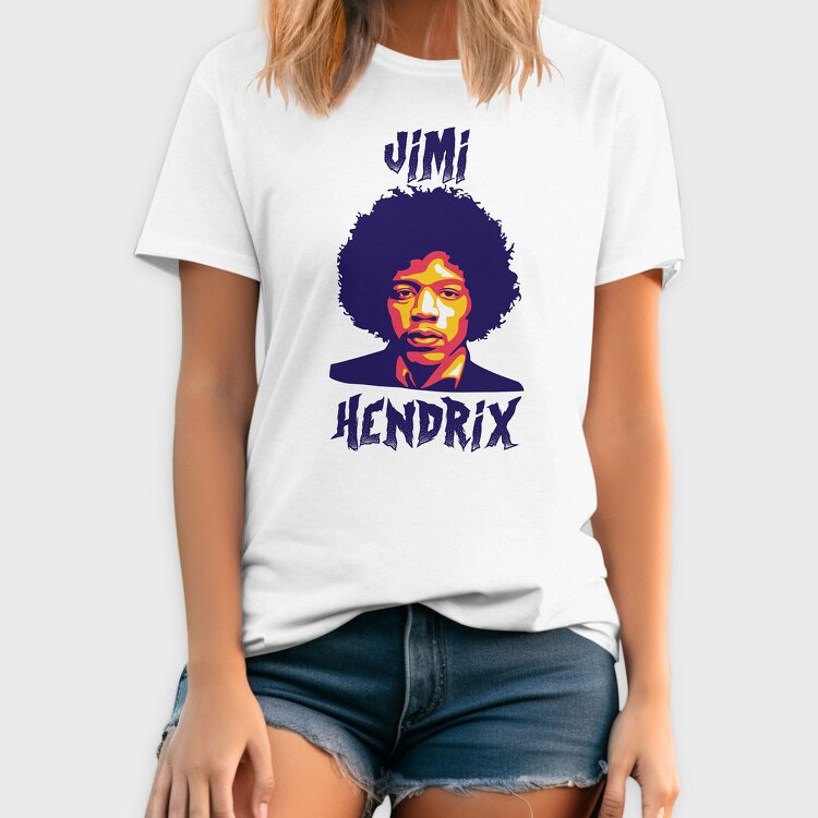 Jimi Handrix, Tricou Barbati (Unisex)