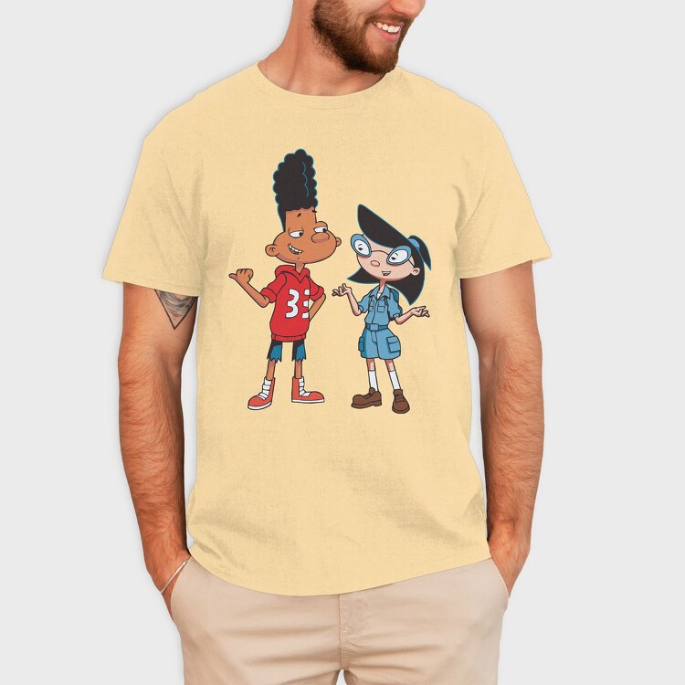 Cartoon Retro Hey Arnold 2, Tricou Barbati (Unisex)