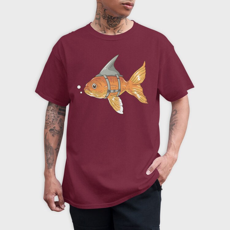 Wanna Be Shark, Tricou Barbati (Unisex)