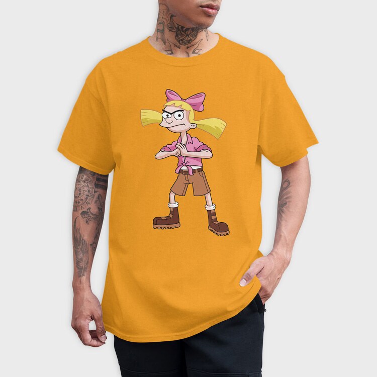 Cartoon Retro Hey Arnold 5, Tricou Barbati (Unisex)