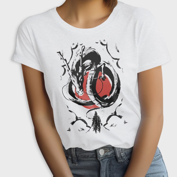 Japanese Samurai Dragon, Tricou Femei