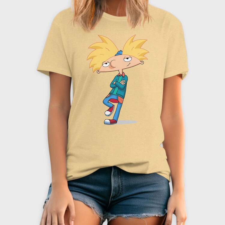Cartoon Retro Hey Arnold 6, Tricou Barbati (Unisex)