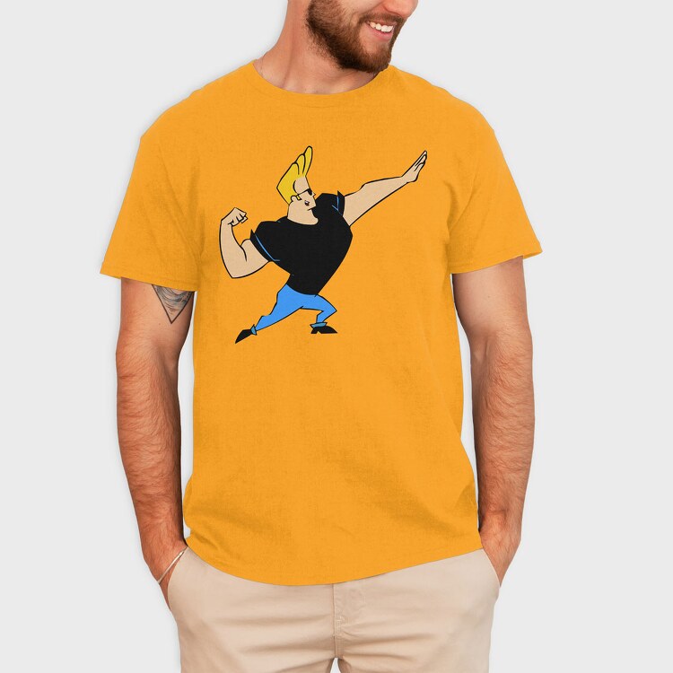 Cartoon Retro Johny Bravo 3, Tricou Barbati (Unisex)