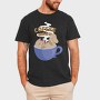 Coffee Cat 2, Tricou Barbati (Unisex)