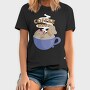 Coffee Cat 2, Tricou Barbati (Unisex)