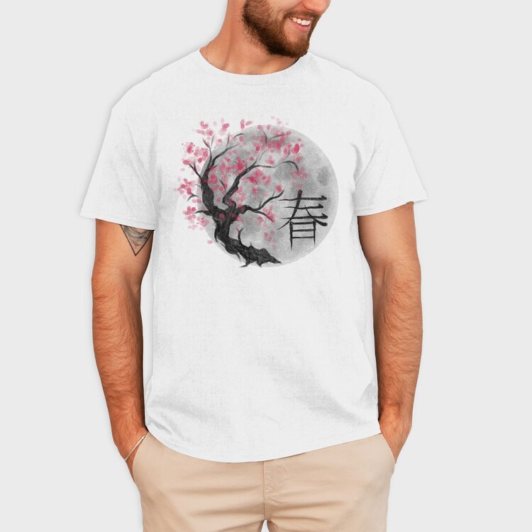 Japanese Spring, Tricou Barbati (Unisex)