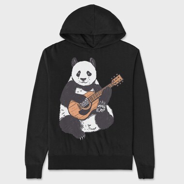 Guitar Panda, Hanorac Oversize Barbati (Unisex)