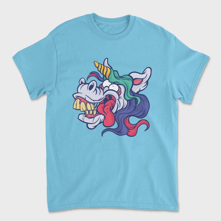 Crazy Unicorn, Tricou Barbati (Unisex)