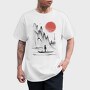 Japanese Traditional Landscape, Tricou Barbati (Unisex)